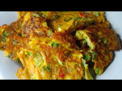 Masak Telur Campur Mie