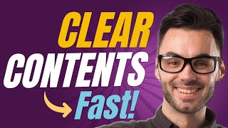 Clear Multiple Ranges across Multiple Sheets with One-Click!