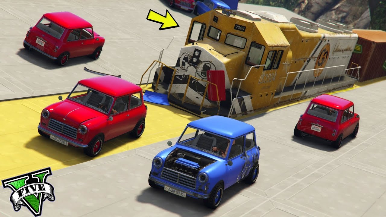 GTA 5 ONLINE 🐷 TRENO VS MINI !!! 🐷 LTS 🐷N*245🐷 GTA 5 ITA 🐷 DAJE !!!!!!!