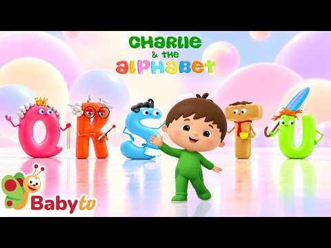 ABC Time with Charlie! 🔤😊| Learning my ABC's | Baby TV for Kids