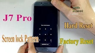 How to hard reset mobile samsung galaxy j7 pro (j730g,j730f,j730gm,
j730fm) bypass screen lock pattern on android nougat 7.0. thank for
watching. please m...