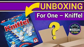 Kniffel FOR ONE | 📦 Spiel Unboxing (Solospiel) | DieHausis B-Seite