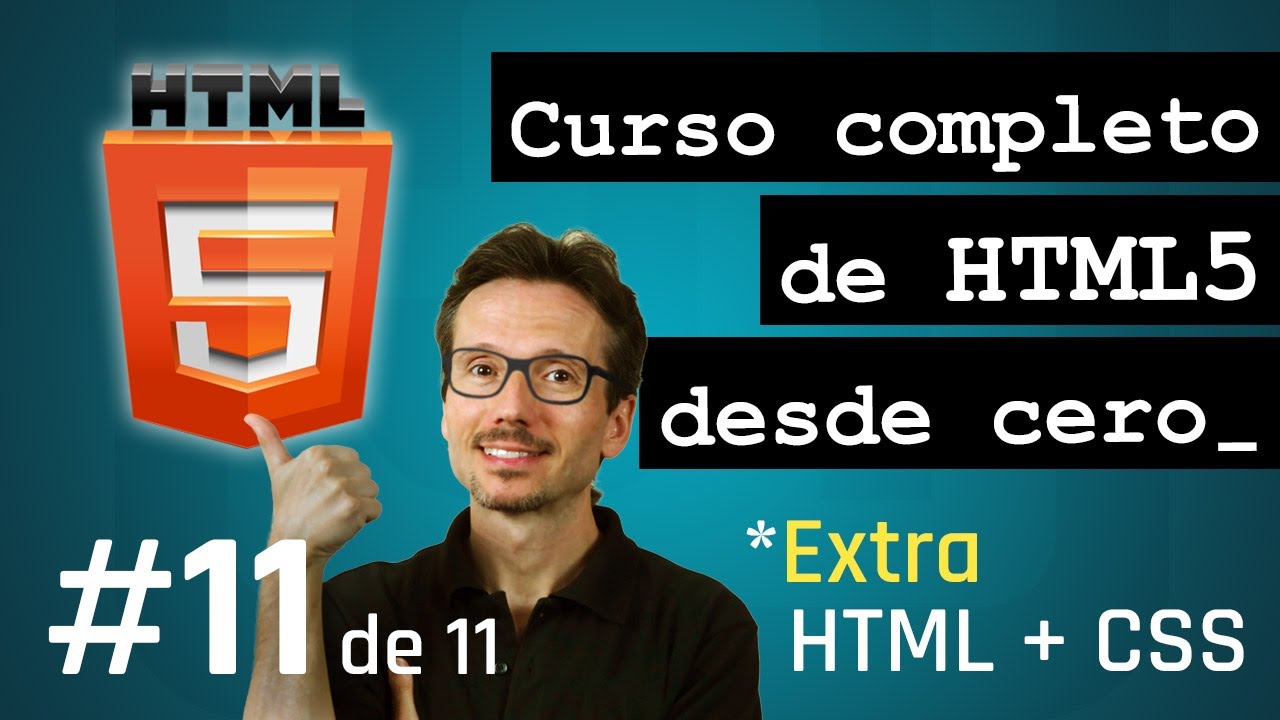 Añadir CSS | CURSO completo de HTML5 desde cero (11/11) - YouTube