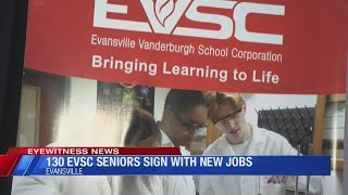 Over 100 EVSC students matched with employers at OptIN event