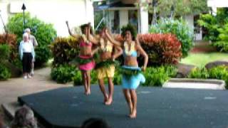 Kauaiian Girls Hula Dancing #2