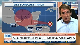 Tropical Storm Lisa Will Likely Rapidly Intensify Overnight
