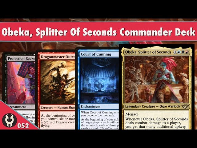 Obeka, Splitter of Seconds Commander Deck - Upkeeps Bane