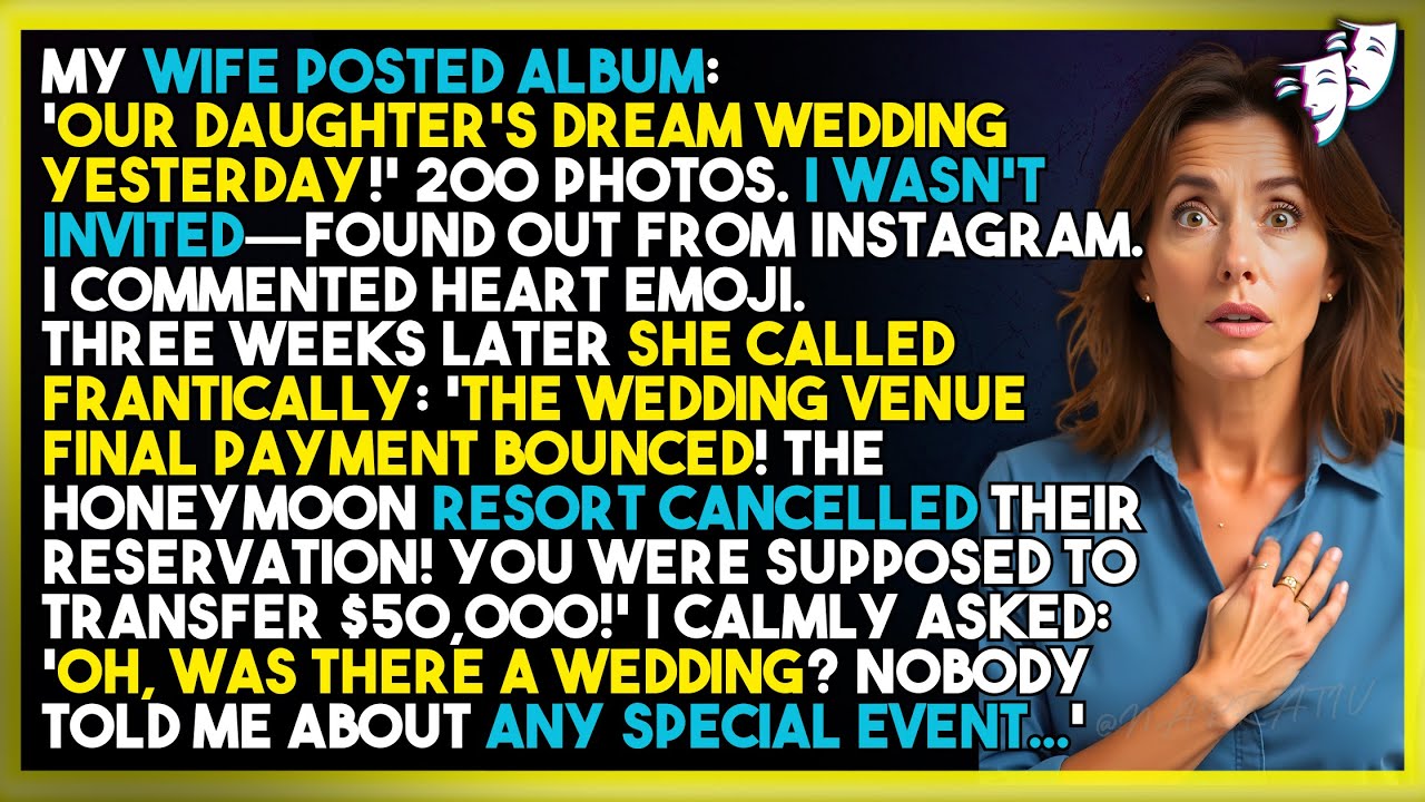 My Wife Did Everything To Exclude Me From Our Daughter’s Wedding—3 Weeks Later She Called About…