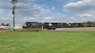 E013 Empty Bostwick coal train. Cordele GA