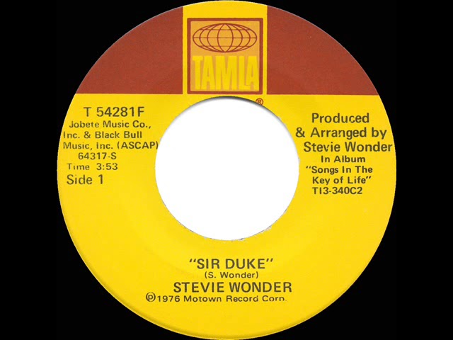 1977 HITS ARCHIVE: Sir Duke - Stevie Wonder (a #1 record--stereo