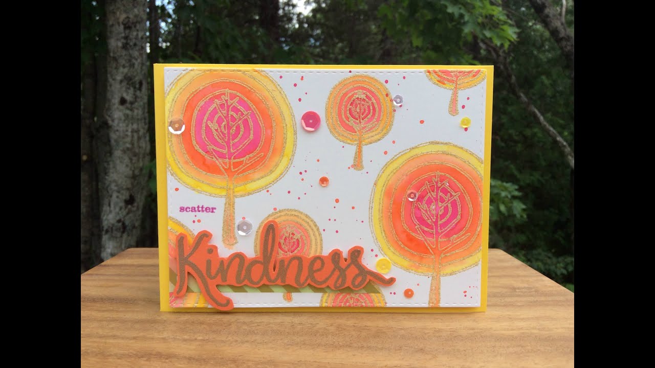 Sheena Joy  -  Scatter Kindness Card (Using Zig Markers)