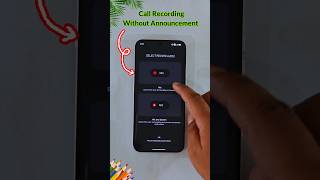 Call Recording Without Announcement in Nothing Phone's 😍 #shorts #viral