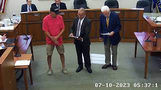 Board of Commissioners Public meeting of July 10, 2023.
