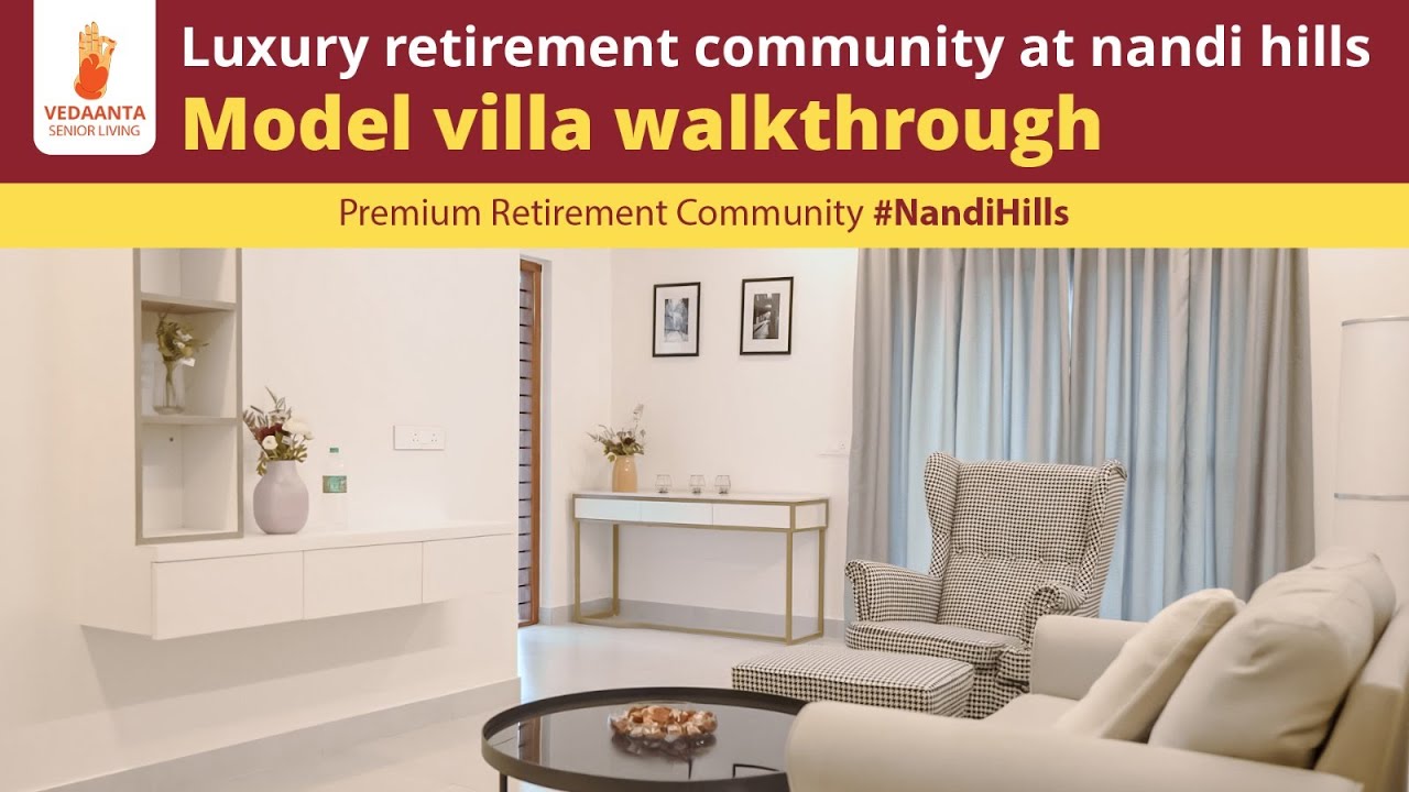 A walk-through of the model villa at Vedaanta Nandi Retreat retirement community