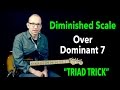 Diminished Scale over Dominant 7 - using a TRIAD - Q & A with Robert Renman