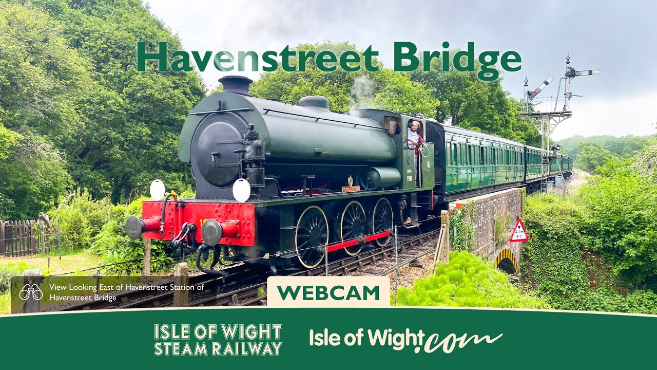 🔴🚂 Havenstreet Bridge Camera | Isle of Wight Steam Railway | Isle of Wight Webcams UK LIVE | Train