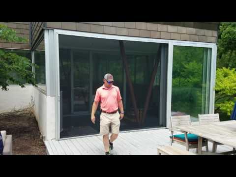 Phantom Screens XL Retractable Screen Door for Large Opening