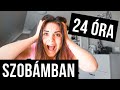 24 ÓRA A SZOBÁMBAN - Megőrültem😂 | Plaura