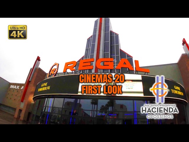 Regal Cinemas 20 First Look Low Light 4K POV Hacienda Crossings Shopping Center 2026 02 16
