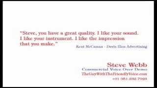 Steve Webb: Commercial Voice Over Demo