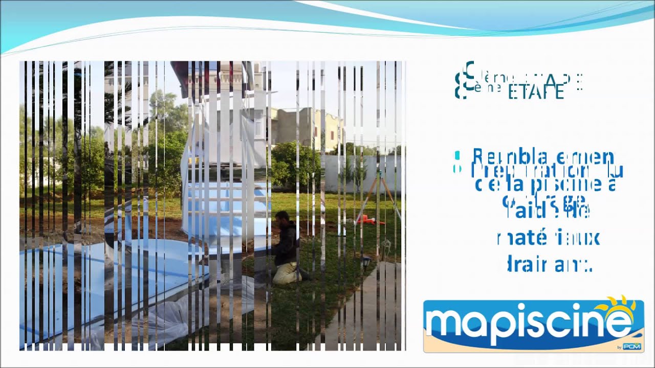 Piscine Monobloc Tunisie Avec Mapiscine Youtube