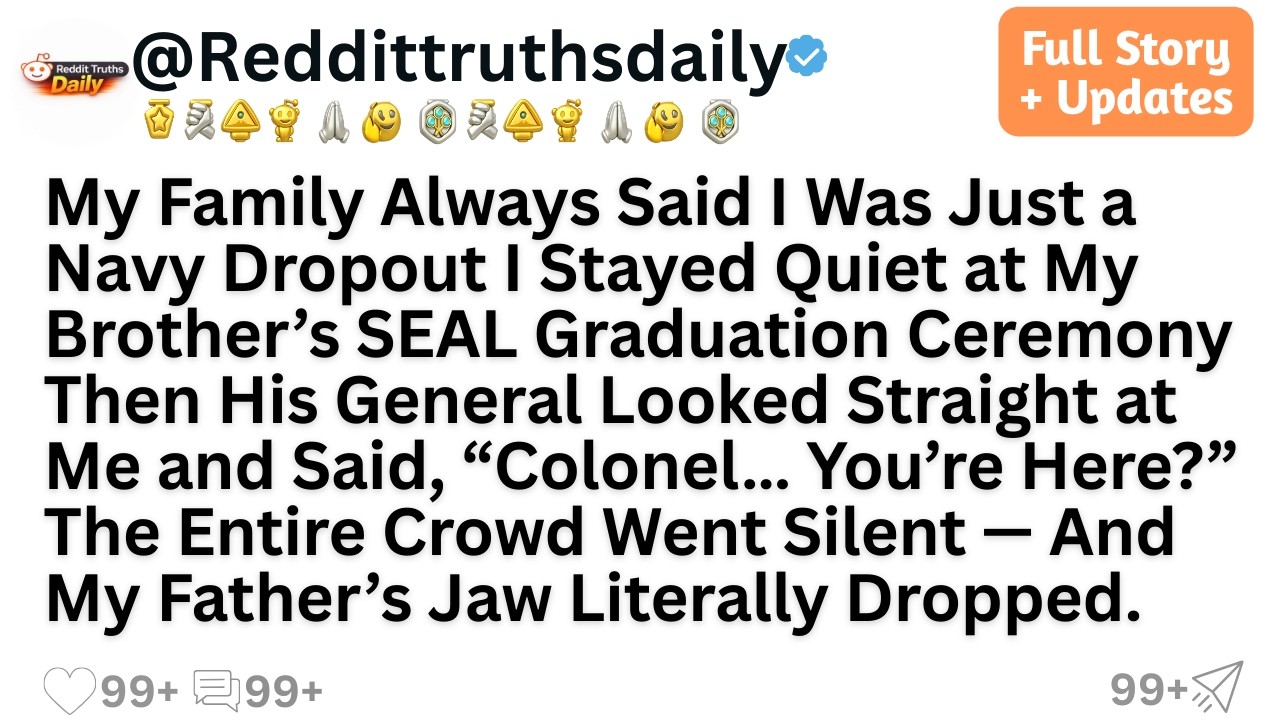 My Family Always Said I Was Just a Navy Dropout I Stayed Quiet at My Brother’s SEAL ....