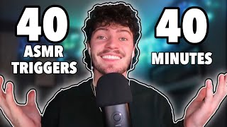 ASMR 40 Triggers in 40 Minutes - ALL of my Triggers! (tapping, scratching, mouth sounds included) screenshot 5