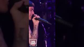 Wizkid and Justin Bieber performs #essenceremix first time on stage together in 🇺🇸