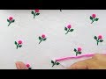 Hand Embroidery, All Over Embroidery for Dresses, Bullion Knot Stitch