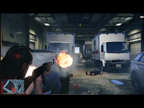 GTA 5 - Vagos Warehouse Raid + Ten Star Escape