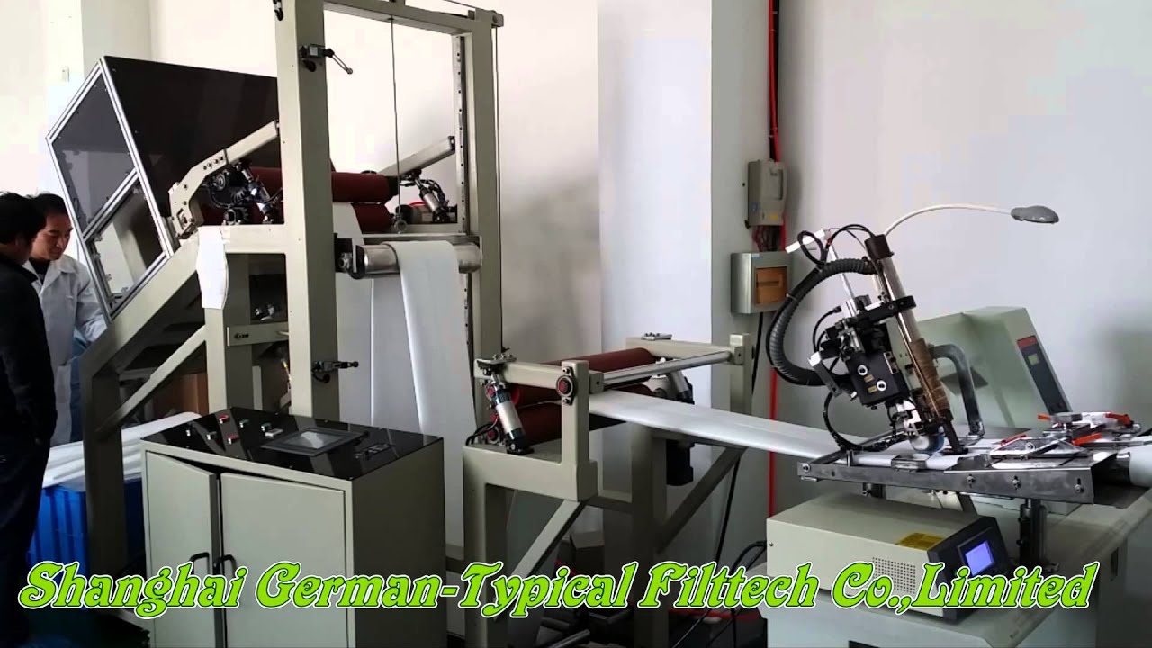 automatic liquid filter bag production line customer workshop