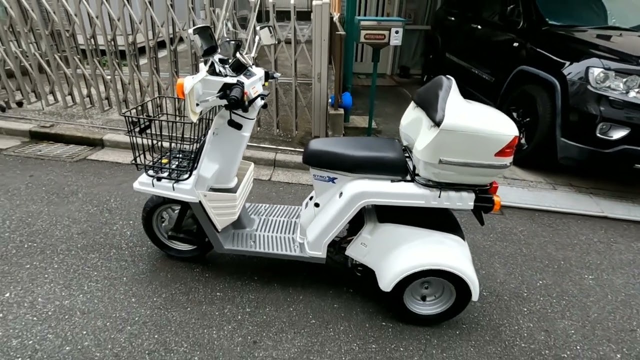 ジャイロX  定期点検  フロントタイヤ やや太め  シート  やや柔らかめ  に変更してもらいました