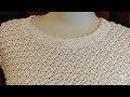 ノースリーブのサマーセーター出来ました。