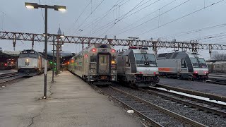 Busiest PM Rush Hour at Hoboken Terminal with Midtown Direct Diverted Trains | Part 2