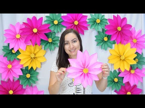 Vídeo: Como Fazer Decorações De Flores