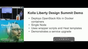 DEVNET 1135 - Thanks, Docker! The Pro’s and Con’s of Containerizing your OpenStack Services