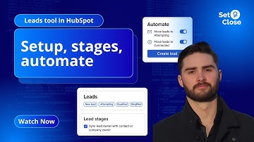 HubSpot Leads tool, setup, automate, and qualify