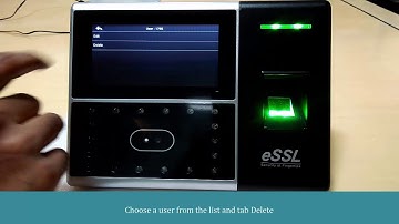 Uface302 How to Delete face