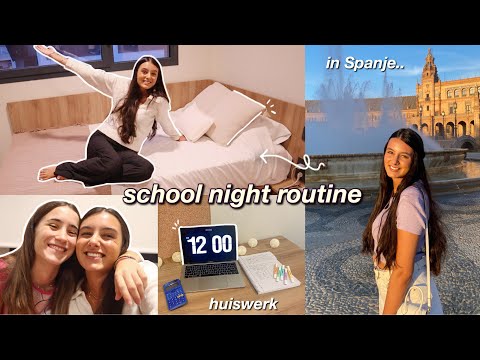 avond routine op een schooldag!