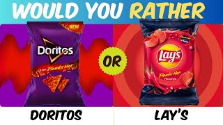 Would You Rather...?Junk Food Edition Daily Quiz 🍔🍟