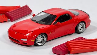 DIY copy of Mazda RX-7 from plasticine clay