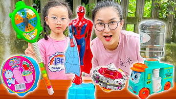 Changcady review những chiếc kẹo kì lạ: siêu nhân nhện, doraemon - Cam Cam TV