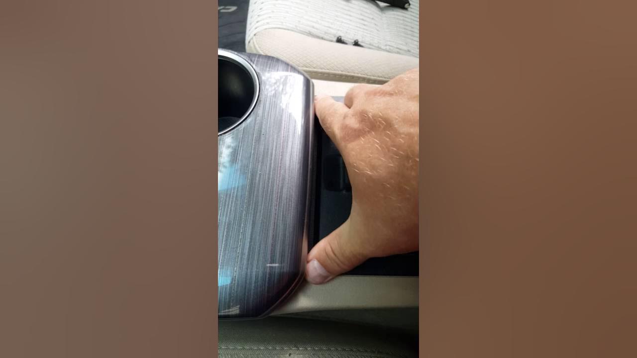 2012 Camry Stuck Accessory Lid by a Coin - YouTube