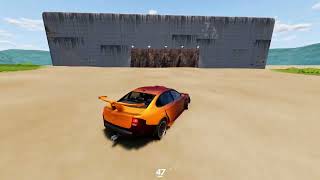 Car speed # Racing in long jump damaged :