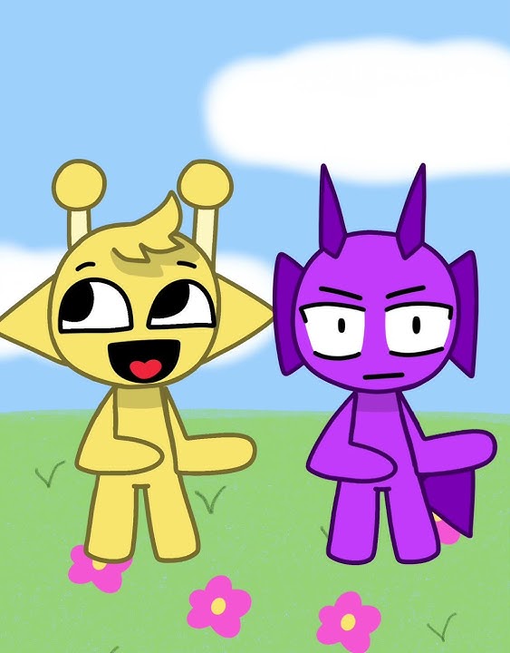 💖💖 Kwen cha na animation | Sprunki Incredibox | Ft. Sprunki OCs (Aqua & Lily) #sprunki #memes #괜찮아