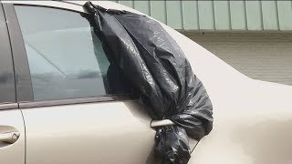 Police search for car burglary suspects