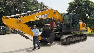 CASE Hydraulic Excavator CX220C/LC walkaround video in Nepali Language.