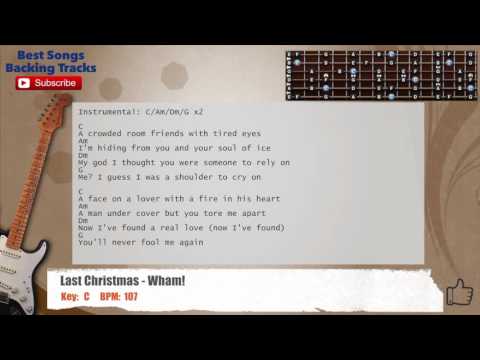 last-christmas---wham!-guitar-backing-track-with-scale,-chords-and-lyrics