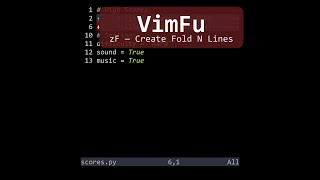 VimFu — zF Create Fold N Lines