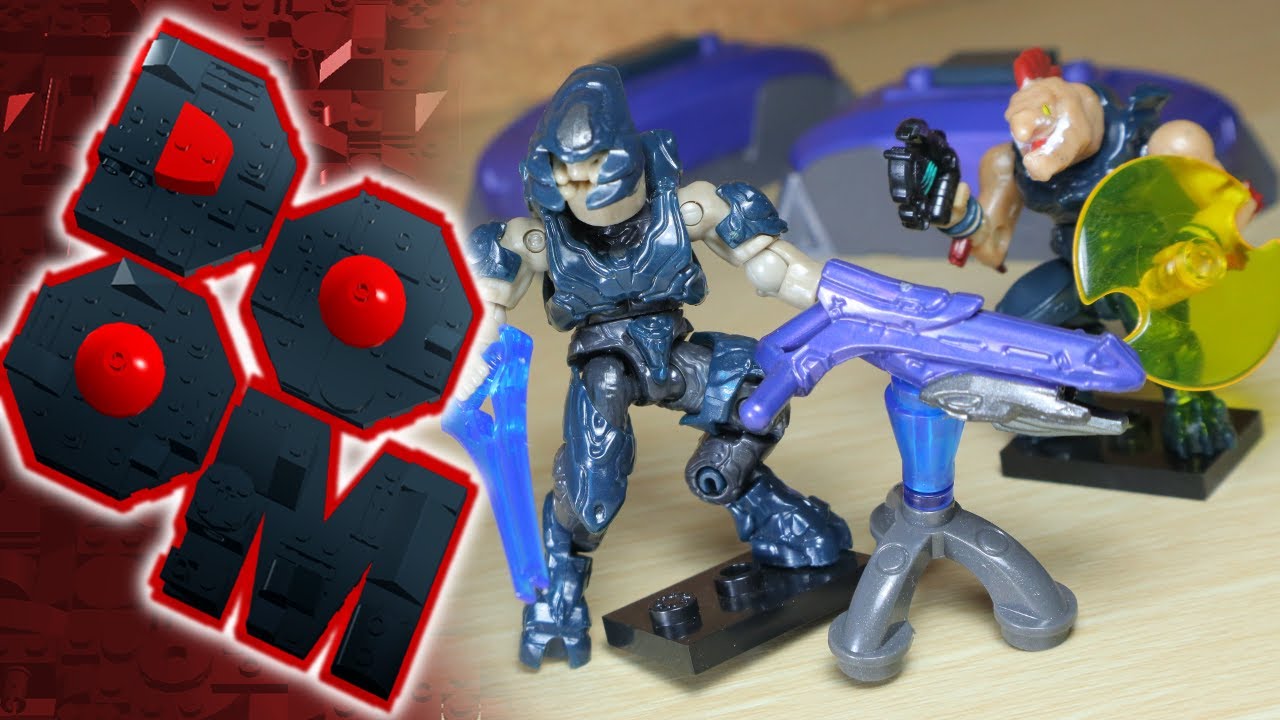 📷 Mega Bloks HALO Covenant Weapons Customizer Pack || DOOM Construx Review